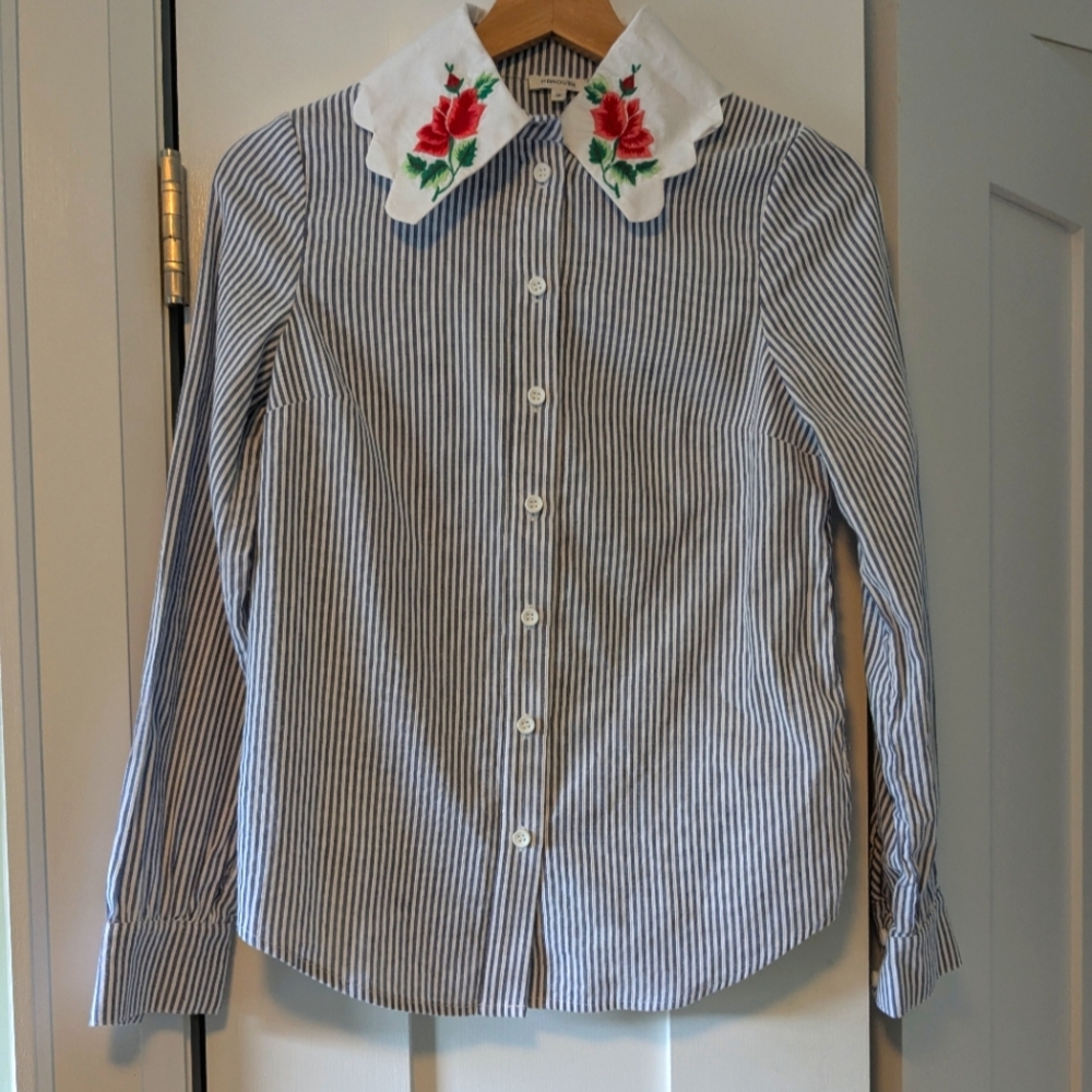 Manoush button up shirt French brand